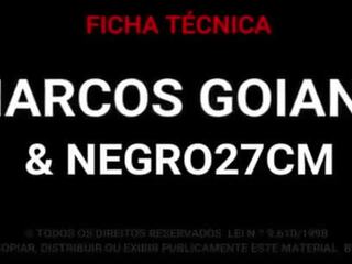 Marcos goiano - veľký čierne putz 27 cm súložiť ma holý zadok a creampie